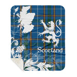 Sherpa Blanket - Tartan Blanket Thistle and Lion Scottish Clan Bairn Plaid Blanket, plaid sherpa blanket queen,purple sherpa blanket,queen sherpa blanket,queen size sherpa blanket,red sherpa blanket,scottish tartan blankets,sherpa blanket,sherpa christmas blanket