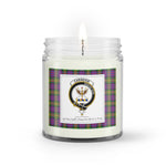 Soy Wax Candle - Buffalo Plaid Candle Clan Crest Badge Carnegie Tartan Plaid Soy Wax Candle, oil candle, candle handmade, wax candle, soy wax, nature wax, natural soy wax, natural soy candles, natural candle