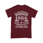 Scotstee Shop - 55 Years Old Gifts Legend Were Born In 1966 Birthday Shirt 55th Birthday Gift Shirt