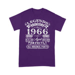 Scotstee Shop - 55 Years Old Gifts Legend Were Born In 1966 Birthday Shirt 55th Birthday Gift Shirt