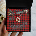 To My Beautiful Soulmate Necklace In Your Eyes I Have Found My Home Clan Ewing Tartan Forever Love Necklace
