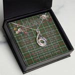 To My Beautiful Soulmate Necklace In Your Eyes I Have Found My Home Clan Copeland Tartan Rising Phoenix Necklace