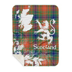 Sherpa Blanket - Tartan Blanket Thistle and Lion Scottish Clan Wilson Plaid Blanket, plaid sherpa blanket queen,purple sherpa blanket,queen sherpa blanket,queen size sherpa blanket,red sherpa blanket,scottish tartan blankets,sherpa blanket,sherpa christmas blanket