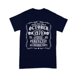 Vintage Born In October 1970 50th birthday 50 years old gift Birthday Shirt For 50th Birthday Shirt - Scotstee Shop