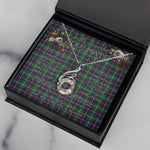 To My Beautiful Soulmate Necklace In Your Eyes I Have Found My Home Clan Inglis Modern Tartan Rising Phoenix Necklace