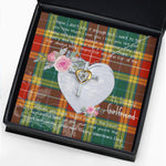 Gift For My Beautiful Girlfriend Necklace Valentine Necklace Clan Buchanan Old Set Tartan Cross Dancing Necklace Scottish Tartan Jewelry