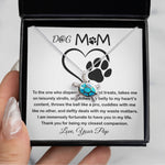 Opal Turtle Necklace - Mom Necklace - To My Dog Mom - Love You Always And Forever - Mother's Day Gift