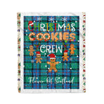 Products Personalized Gift Tartan Plaid Blanket Clan Flower Of Scotland With Christmas Cookie Baking Crew Christmas Gift Blanket, Plaid Blanket, Christmas Fleece Blanket, Christmas Blanket, Tartan Blanket, Scottish Blanket, Scotland Blanket, Family Name Blanket, Custom Blanket, Personalized Blanket