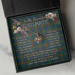 To My Beautiful Soulmate Necklace In Your Eyes I Have Found My Home Clan Aiton Tartan Crown Pendant Necklace