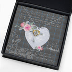 Gift For My Beautiful Girlfriend Necklace Valentine Necklace Clan Gladstone Hunting Tartan Cross Dancing Necklace Scottish Tartan Jewelry