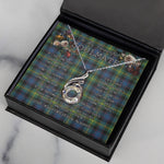 To My Beautiful Soulmate Necklace In Your Eyes I Have Found My Home Clan Watson Ancient Tartan Rising Phoenix Necklace