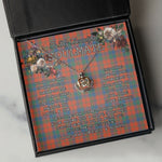 To My Beautiful Soulmate Necklace In Your Eyes I Have Found My Home Clan Robertson Ancient Tartan Crown Pendant Necklace