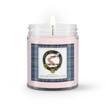 Soy Wax Candle - Buffalo Plaid Candle Clan Crest Badge Cooper Tartan Plaid Soy Wax Candle, oil candle, candle handmade, wax candle, soy wax, nature wax, natural soy wax, natural soy candles, natural candle