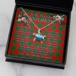 Sea Turtle Necklace To My Beautiful Soulmate Necklace In Your Eyes I Have Found My Home Clan Moncrieffe Tartan Blue Turtle Necklace