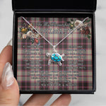 Sea Turtle Necklace To My Beautiful Soulmate Necklace In Your Eyes I Have Found My Home Clan MacPherson Hunting Ancient Tartan Blue Turtle Necklace, Valentine Necklace Gift for Girlfriend Clan Mitchell Ancient Tartan Sunflower Pendant Necklace, Scottish Tartan Jewelry, valentine necklace, necklace girlfriend, necklace for wife, cute necklaces for girlfriend, jewelry for girlfriend, to my soulmate necklace, to my future wife necklace