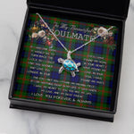 Sea Turtle Necklace To My Beautiful Soulmate Necklace In Your Eyes I Have Found My Home Clan Dundas Tartan Blue Turtle Necklace