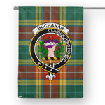 Scotstee Shop Buchanan Old Sett Tartan Flag Clan Badge Tartan House Flag