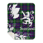Sherpa Blanket - Tartan Blanket Thistle and Lion Scottish Clan Inglis Plaid Blanket, plaid sherpa blanket queen,purple sherpa blanket,queen sherpa blanket,queen size sherpa blanket,red sherpa blanket,scottish tartan blankets,sherpa blanket,sherpa christmas blanket