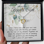 Boyfriend’s Mom Necklace, Gift For Boyfriend’s Mom, To My Boyfriends Mom Necklace, Mother's Day Cross Necklace