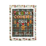 Personalized Gift Tartan Plaid Blanket Clan Thomson Hunting Modern With Christmas Cookie Baking Crew Christmas Gift Blanket, Plaid Blanket, Christmas Fleece Blanket, Christmas Blanket, Tartan Blanket, Scottish Blanket, Scotland Blanket, Family Name Blanket, Custom Blanket, Personalized Blanket