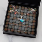 Sea Turtle Necklace To My Beautiful Soulmate Necklace In Your Eyes I Have Found My Home Clan Gunn Weathered Tartan Blue Turtle Necklace
