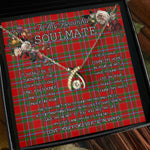 To My Beautiful Soulmate Necklace In Your Eyes I Have Found My Home Clan Drummond Of Perth Tartan Wishbone Dancing Necklace