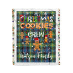 Personalized Gift Tartan Plaid Blanket Clan Watson Ancient With Christmas Cookie Baking Crew Christmas Gift Blanket, Plaid Blanket, Christmas Fleece Blanket, Christmas Blanket, Tartan Blanket, Scottish Blanket, Scotland Blanket, Family Name Blanket, Custom Blanket, Personalized Blanket