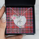 Rising Phoenix Necklace - Valentine Necklace Clan Udny Tartan Gift for Girlfriend, Gift for My Wife Rising Phoenix Necklace
