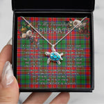 Sea Turtle Necklace To My Beautiful Soulmate Necklace In Your Eyes I Have Found My Home Clan MacCulloch Tartan Blue Turtle Necklace, Valentine Necklace Gift for Girlfriend Clan Mitchell Ancient Tartan Sunflower Pendant Necklace, Scottish Tartan Jewelry, valentine necklace, necklace girlfriend, necklace for wife, cute necklaces for girlfriend, jewelry for girlfriend, to my soulmate necklace, to my future wife necklace