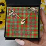 To My Beautiful Soulmate Necklace In Your Eyes I Have Found My Home Clan Grierson Tartan Wishbone Dancing Necklace