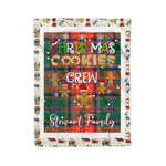 Personalized Gift Tartan Plaid Blanket Clan Stewart of Appin Ancient With Christmas Cookie Baking Crew Christmas Gift Blanket, Plaid Blanket, Christmas Fleece Blanket, Christmas Blanket, Tartan Blanket, Scottish Blanket, Scotland Blanket, Family Name Blanket, Custom Blanket, Personalized Blanket