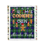 Personalized Gift Tartan Plaid Blanket Clan Alexander With Christmas Cookie Baking Crew Christmas Gift Blanket, Plaid Blanket, Christmas Fleece Blanket, Christmas Blanket, Tartan Blanket, Scottish Blanket, Scotland Blanket, Family Name Blanket, Custom Blanket, Personalized Blanket