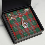 To My Beautiful Soulmate Necklace In Your Eyes I Have Found My Home Clan Stewart Atholl Modern Tartan Rising Phoenix Necklace