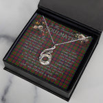 To My Beautiful Soulmate Necklace In Your Eyes I Have Found My Home Clan Graham Red Tartan Rising Phoenix Necklace