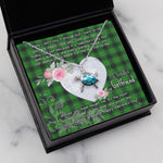 Sea Turtle Necklace Gift for My Beautiful Girlfriend Valentines Necklace Clan MacArthur Hunting Tartan Blue Turtle Necklace