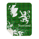 Sherpa Blanket - Tartan Blanket Thistle and Lion Scottish Clan Don Plaid Blanket, plaid sherpa blanket queen,purple sherpa blanket,queen sherpa blanket,queen size sherpa blanket,red sherpa blanket,scottish tartan blankets,sherpa blanket,sherpa christmas blanket