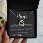 To My Mom Necklace, To My Beautiful Mom Necklace, Mother's Day Gift For Mom From Son, Thank You Mom Forever Love Necklace