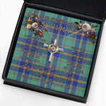 To My Beautiful Soulmate Necklace In Your Eyes I Have Found My Home Clan US Marine Tartan Cross Dancing Necklace