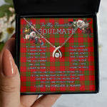 valentine necklace, necklace girlfriend, necklace for wife, cute necklaces for girlfriend, jewelry for girlfriend, to my soulmate necklace, to my future wife necklace, heart necklace for girlfriend, tartan heart necklace,
