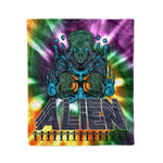 Scotstee Shop - Scotstee Shop Blanket Alien Flower Horn Rainbow Hippie Fleece Blanket
