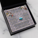Sea Turtle Necklace To My Beautiful Soulmate Necklace In Your Eyes I Have Found My Home Clan Hannay Grey Tartan Blue Turtle Necklace
