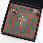 To My Beautiful Soulmate Necklace In Your Eyes I Have Found My Home Clan MacKintosh Ancient Tartan Cross Dancing Necklace