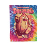 Scotstee Shop - Scotstee Shop Blanket Bigfoot D' Butternut Sasquash Tie Dye One Hippie Fleece Blanket