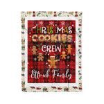 Products Personalized Gift Tartan Plaid Blanket Clan Ettrick With Christmas Cookie Baking Crew Christmas Gift Blanket, Plaid Blanket, Christmas Fleece Blanket, Christmas Blanket, Tartan Blanket, Scottish Blanket, Scotland Blanket, Family Name Blanket, Custom Blanket, Personalized Blanket