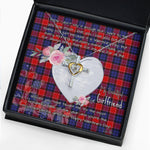 Gift For My Beautiful Girlfriend Necklace Valentine Necklace Clan Graham Of Menteith Red Tartan Cross Dancing Necklace Scottish Tartan Jewelry