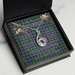 To My Beautiful Soulmate Necklace In Your Eyes I Have Found My Home Clan Hunter Modern Tartan Rising Phoenix Necklace