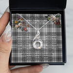 To My Beautiful Soulmate Necklace In Your Eyes I Have Found My Home Clan Sandilands Grey Tartan Rising Phoenix Necklace, valentine necklace, necklace girlfriend, necklace for wife, cute necklaces for girlfriend, jewelry for girlfriend, to my soulmate necklace, to my future wife necklace, heart necklace for girlfriend, tartan heart necklace, necklace jewelry, valentines day necklace, valentines necklace for her, valentines day necklace for her, valentine's day necklace for girlfriend,
