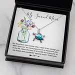 Opal Turtle Necklace - Mom Necklace, Bonus Mom Necklace Gift For Stepmom Neckalce