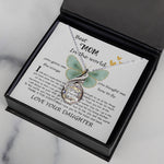 Rising Phoenix Necklace - Mom Necklace Gift - Daughter Gift To Best Mom, You Gave Me The Wings To Fly Mom Necklace