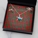 Sea Turtle Necklace To My Beautiful Soulmate Necklace In Your Eyes I Have Found My Home Clan Fenton Tartan Blue Turtle Necklace